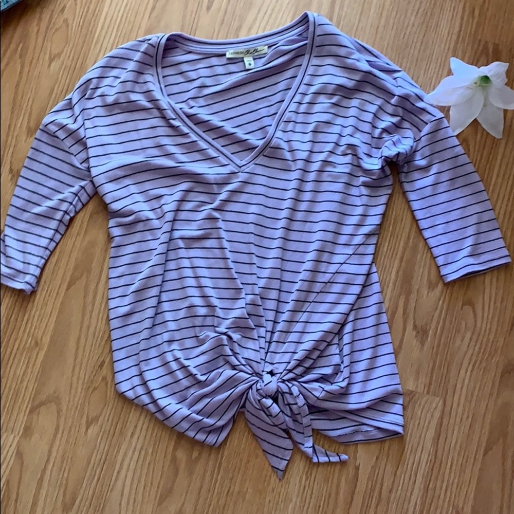 Express One Eleven Tie Front